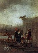 Francisco de Goya The Strolling Players oil painting on canvas